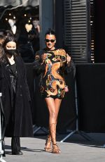 SIMONE ASHLEY Arrives at Valentino Show in Paris 03/06/2022