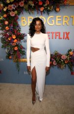 SIMONE ASHLEY at Bridgerton Dinner Celebrating South Asian Culture at Arth Bar & Kitchen in Culver City 03/29/2022