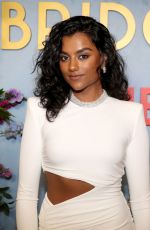 SIMONE ASHLEY at Bridgerton Dinner Celebrating South Asian Culture at Arth Bar & Kitchen in Culver City 03/29/2022