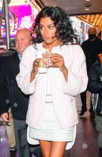 SIMONE ASHLEY Out and About in New York 03/24/2022