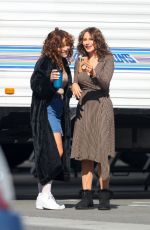 SOFIA VERGARA Taking a Break Between Scenes of Griselda in Los Angeles 02/28/2022