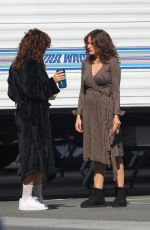 SOFIA VERGARA Taking a Break Between Scenes of Griselda in Los Angeles 02/28/2022