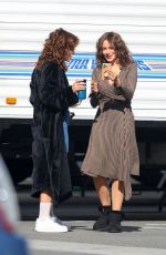 SOFIA VERGARA Taking a Break Between Scenes of Griselda in Los Angeles 02/28/2022