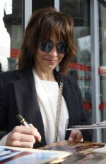 SOPHIE MARCEAU Leaves RTL Studios in Neuilly sur Seine 03/11/2022