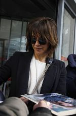 SOPHIE MARCEAU Leaves RTL Studios in Neuilly sur Seine 03/11/2022