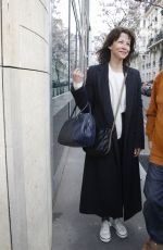 SOPHIE MARCEAU Leaves RTL Studios in Neuilly sur Seine 03/11/2022
