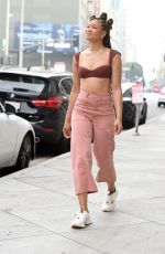 STORM REID at Pacsun in Los Angeles 03/26/2022