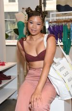 STORM REID at Pacsun in Los Angeles 03/26/2022
