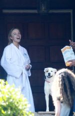 SYDNEY SWEENEY at Her Home in Los Angeles 03/23/2022
