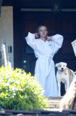 SYDNEY SWEENEY at Her Home in Los Angeles 03/23/2022