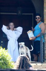 SYDNEY SWEENEY at Her Home in Los Angeles 03/23/2022