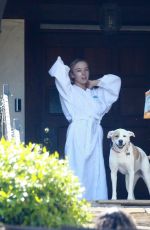 SYDNEY SWEENEY at Her Home in Los Angeles 03/23/2022