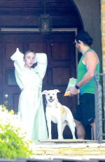 SYDNEY SWEENEY at Her Home in Los Angeles 03/23/2022