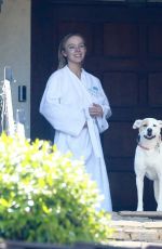 SYDNEY SWEENEY at Her Home in Los Angeles 03/23/2022