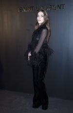 TALIA RYDER at Saint-laurent Fasion Show in Paris 03/01/2022