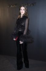 TALIA RYDER at Saint-laurent Fasion Show in Paris 03/01/2022