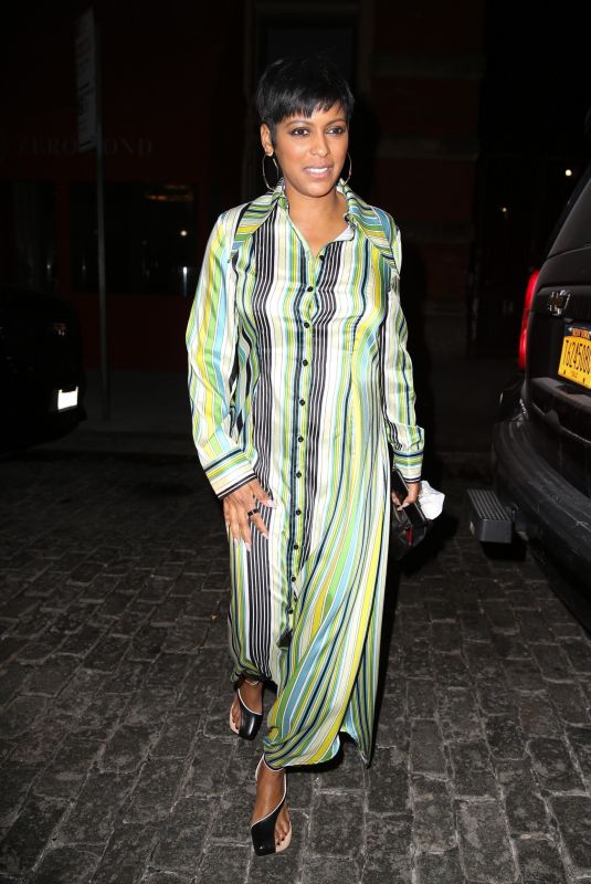 TAMRON HALL Leaves Zero Bond in New York 03/15/2022