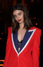TAYLOR HILL Arrives at Bulgari Party in Paris 03/04/2022