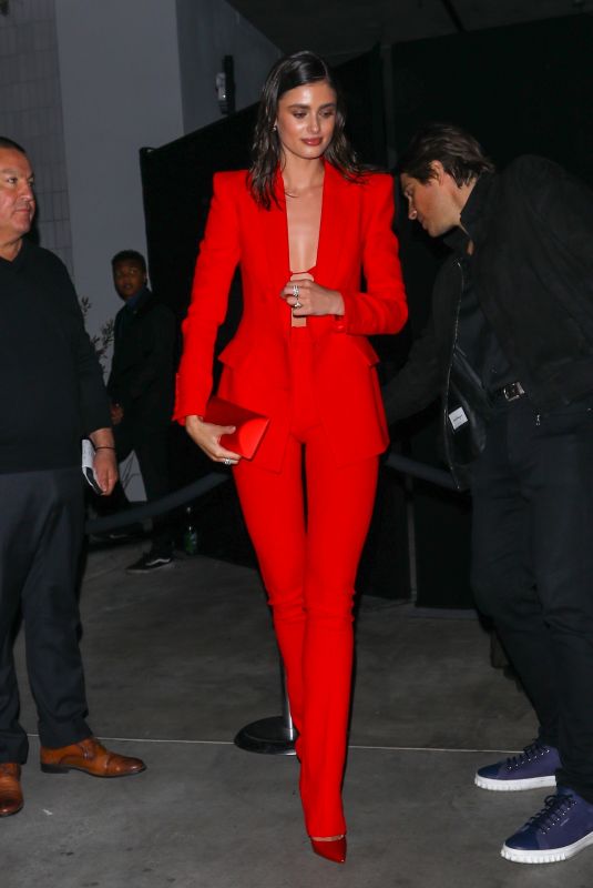 TAYLOR HILL Leaves W Magazine Party at Gigi’s Restaurant in Los Angeles 03/242022