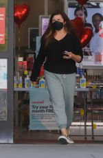 TIFFANI THIESSEN Leaves CVS Pharmacy in Los Angeles 02/27/2022