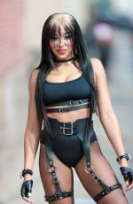 TINASHE Arrives at Jimmy Kimmel Live in Hollywood 03/15/2022