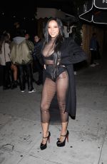 TINASHE Arrives at Justin Bieber
