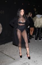 TINASHE Arrives at Justin Bieber
