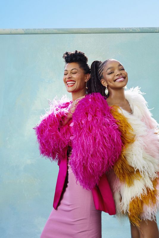 TRACEE ELLIS ROSS and MARSAI MARTIN for Ebony Magazine, March 2022