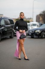 VALENTINA FERRAGNI at Prada Fashion Show at MFW in Milan 02/24/2022