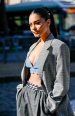 VANESSA HUDGENS Arrives at Miu Miu Fashion Show in Paris 03/08/2022