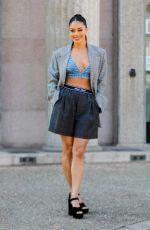 VANESSA HUDGENS Arrives at Miu Miu Fashion Show in Paris 03/08/2022