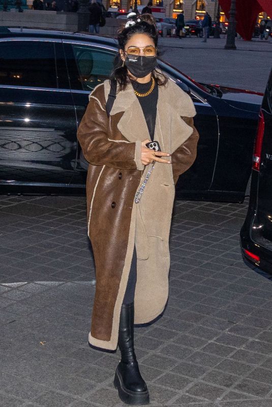 VANESSA HUDGENS Night Out in Paris 03/05/2022