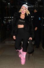 VICTORIA CLAY and ALEXIS KNOX Arrives at Charli XCX