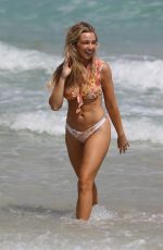 VICTORIA LARSON and ALISON KAY BOWLES in Bikinis at a Beach in Miami 03/22/2022