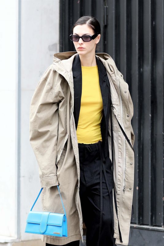 VITTORIA CERETTI Out at Paris Fashion Week 03/06/2022