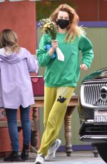 WHITNEY PORT Leaves a Nail Salon in Los Angeles 03/05/2022