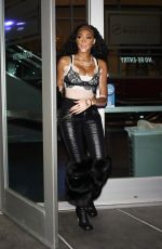WINNIE HARLOW Arrives at Lakers Game at Crypto.com Arena in Los Angeles 03/11/2022