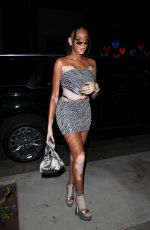 WINNIE HARLOW Leaves Revolve Social House Grand Ppening in Los Angeles 03/03/2022
