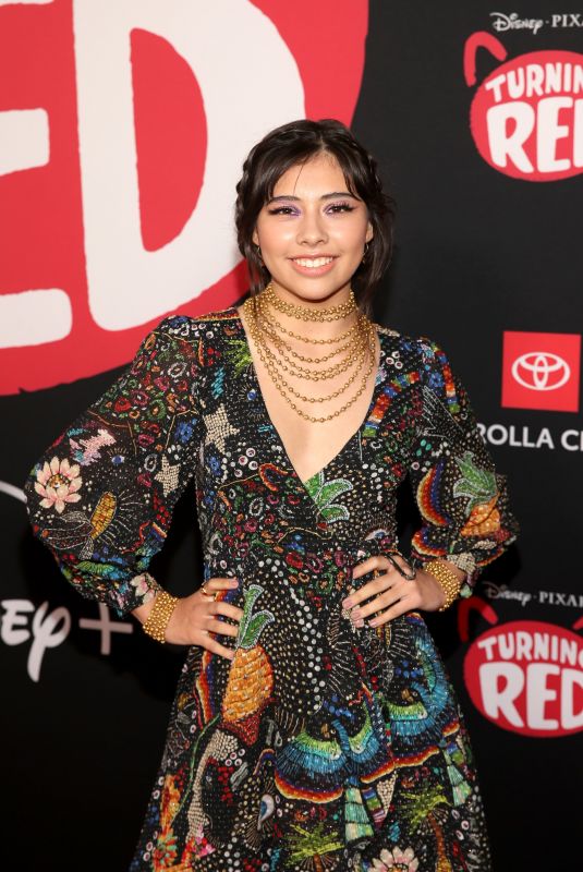 XOCHITL GOMEZ at Turning Red Premiere at El Capitan Theatre in Hollywood 03/01/2022