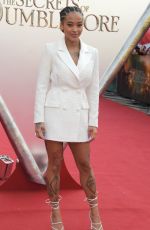 YINKA BOKINNI at Fantastic Beasts: The Secrets of Dumbledore Premiere in London 03/29/2022