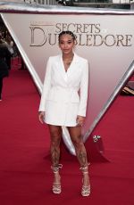 YINKA BOKINNI at Fantastic Beasts: The Secrets of Dumbledore Premiere in London 03/29/2022