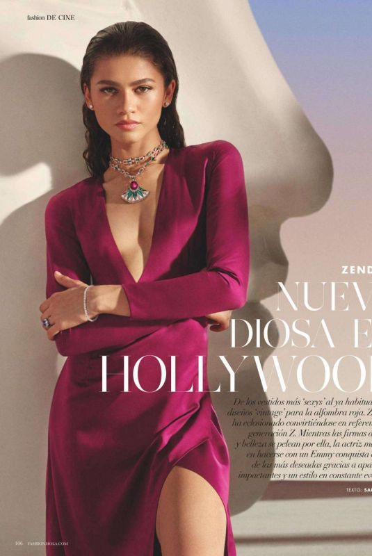 ZENDAYA COLEMAN in Hola Fashion Magazine, March 2022