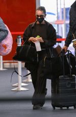 ZOE KRAVITZ Arrives at JFK Airport in New York 03/23/2022