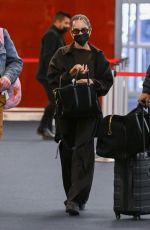 ZOE KRAVITZ Arrives at JFK Airport in New York 03/23/2022