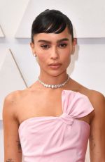 ZOE KRAVITZ at 94th Annual Academy Awards at Dolby Theatre in Los Angeles 03/27/2022