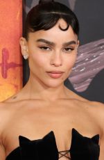 ZOE KRAVITZ at The Batman Premiere in New York 03/01/2022
