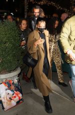 ZOE KRAVITZ Out for Dinner Date in New York 02/28/2022