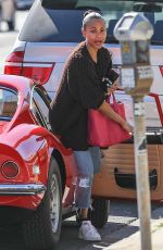 ZOE SALDANA Arrives at Her Spa Appointments in West Hollywood 03/23/2022