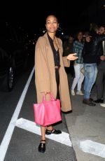 ZOE SALDANA at Giorgio Baldi in Santa Monica 03/29/2022