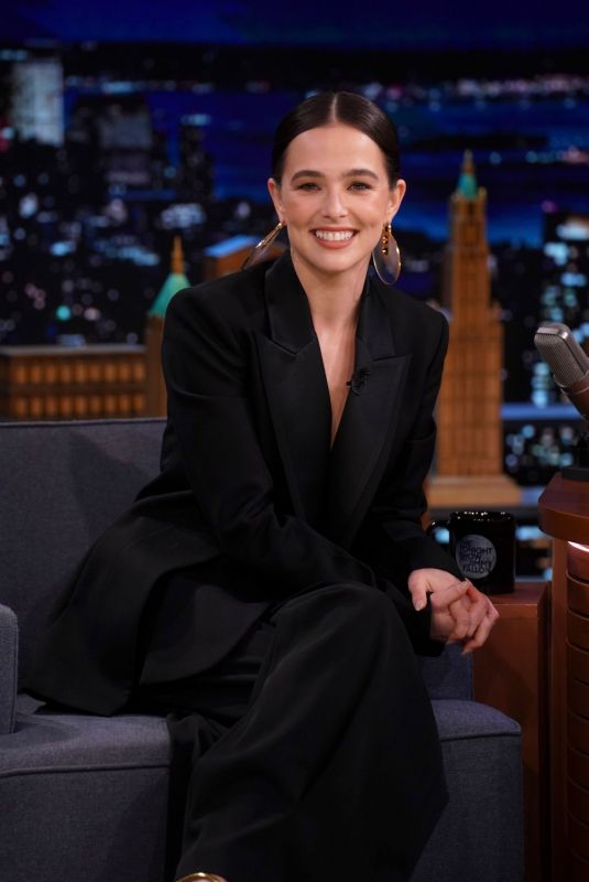 ZOEY DEUTCH at Tonight Show Starring Jimmy Fallon 03/08/2022